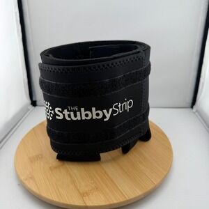 The Stubby Strip Black Neoprene 7 Can Bottle Insulated Beverage Carrier Wrap